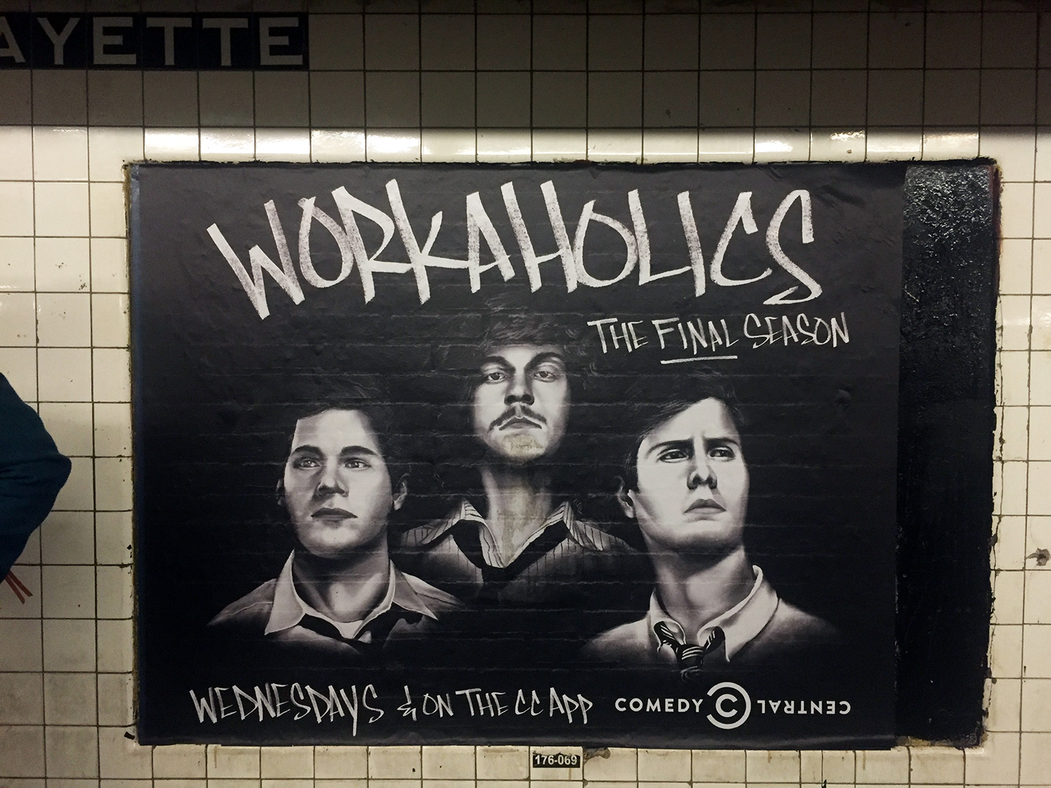 Workaholics Mural Subway Ad