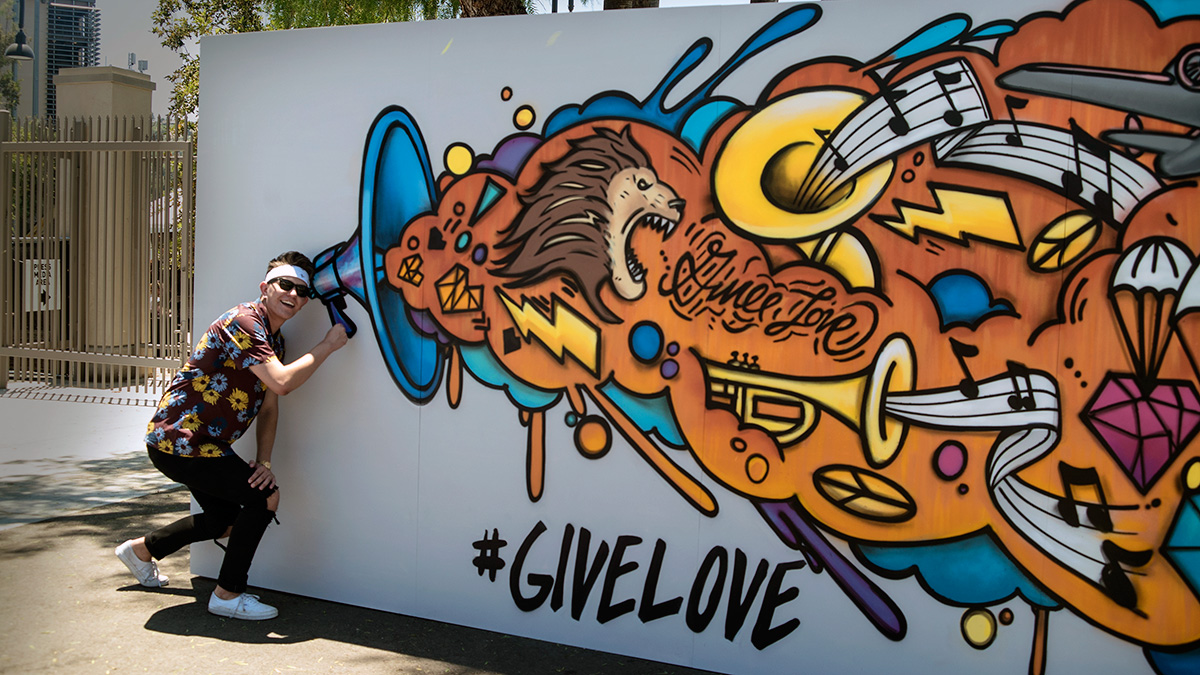 Interactive Mural in Los Angeles