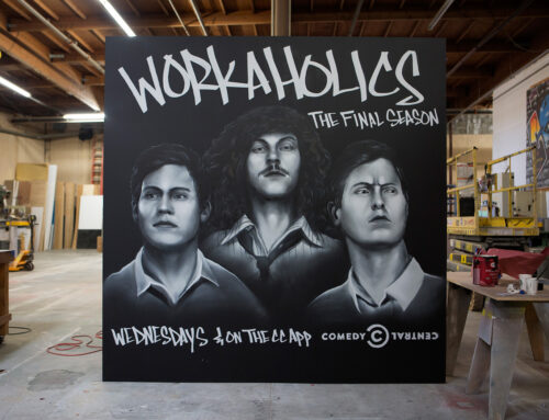 Graffiti Portrait for Workaholics on Comedy Central
