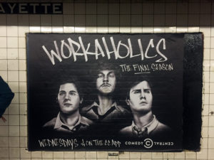 Workaholics Mural Subway Poster for CC