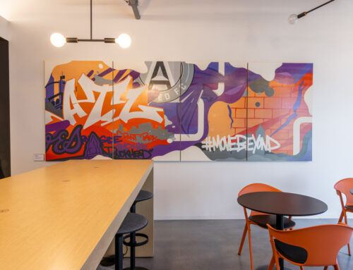 Mural Canvases for TKE’s Atlanta Office