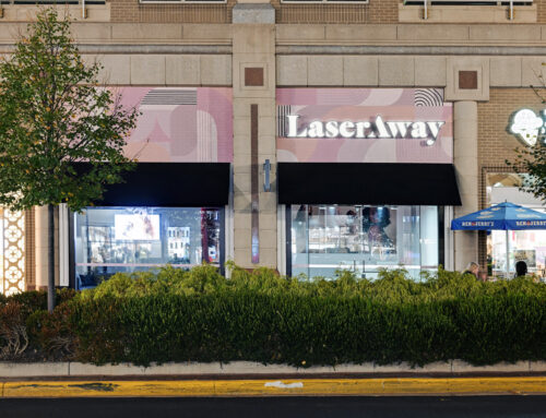 Laser Away Mural in Reston, VA